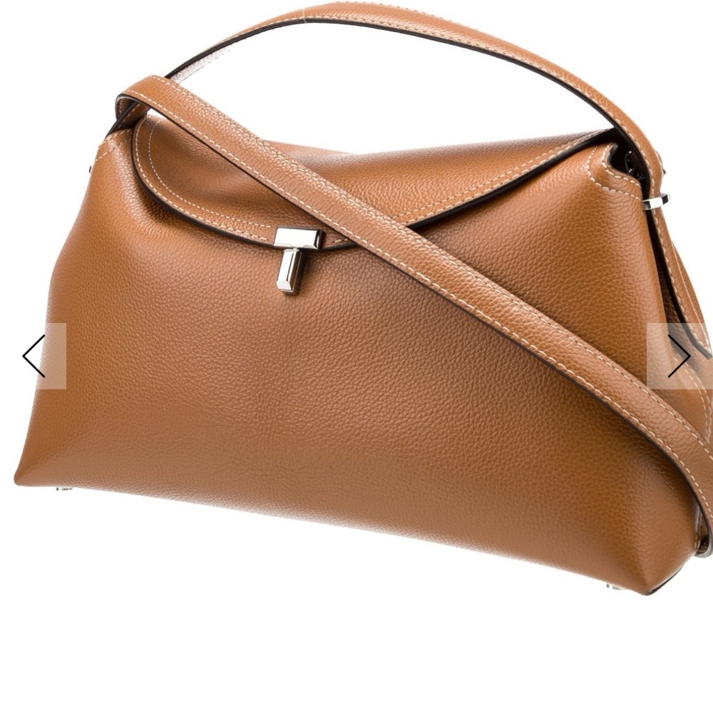 Toteme Tan Leather Shoulder Bag